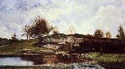 Sluice in the Optevoz Valley Charles-Francois Daubigny